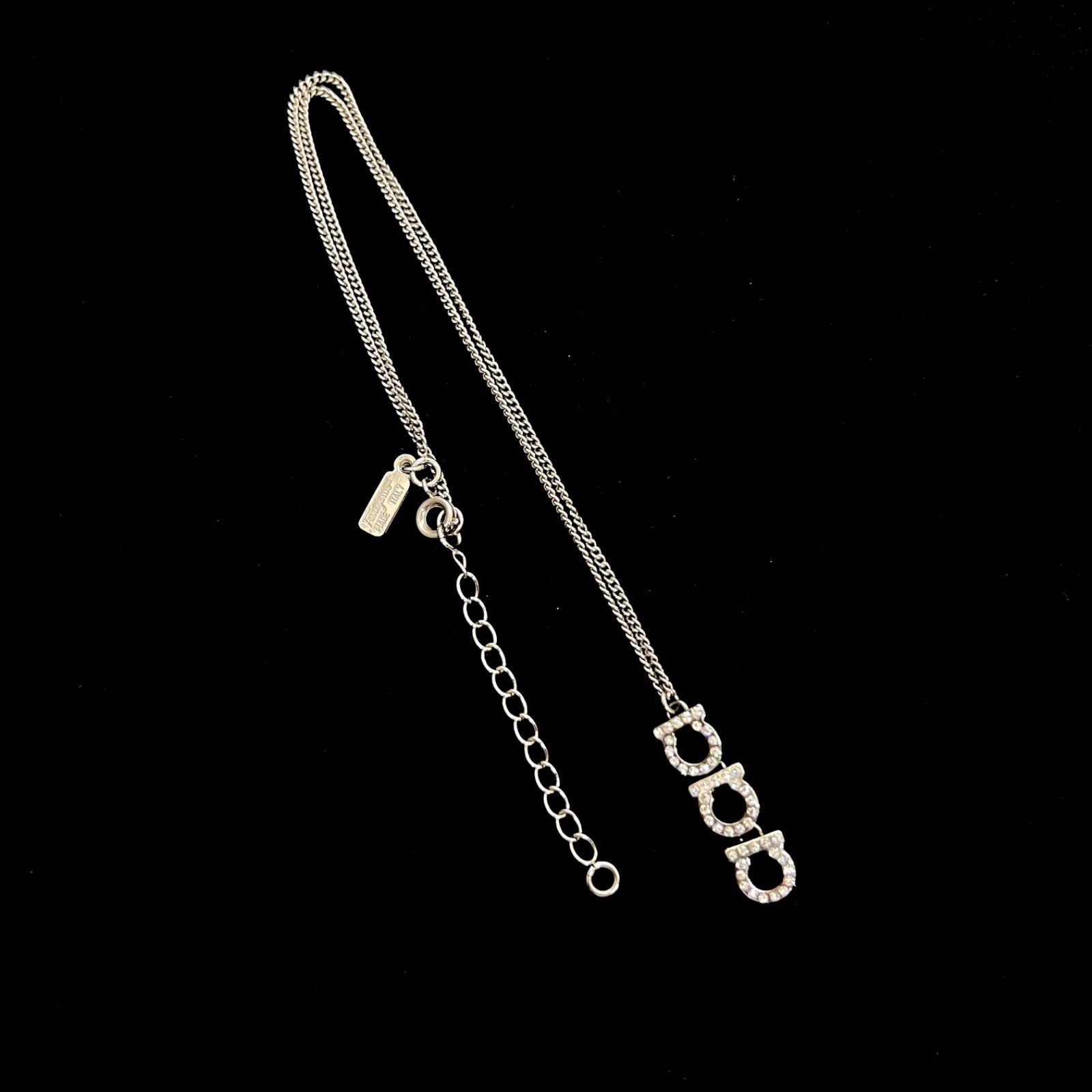 美品☆ Salvatore Ferragamo サルヴァトーレフェラガモ ネックレス