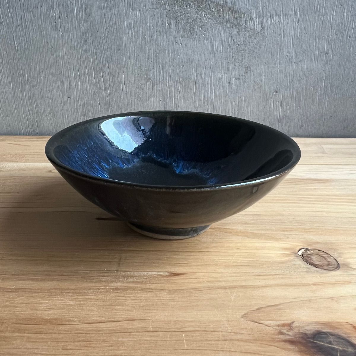 小石原焼 秀山窯 4寸小鉢 (12.5cm) 藍釉ブルー | ボウル 取り鉢 陶器