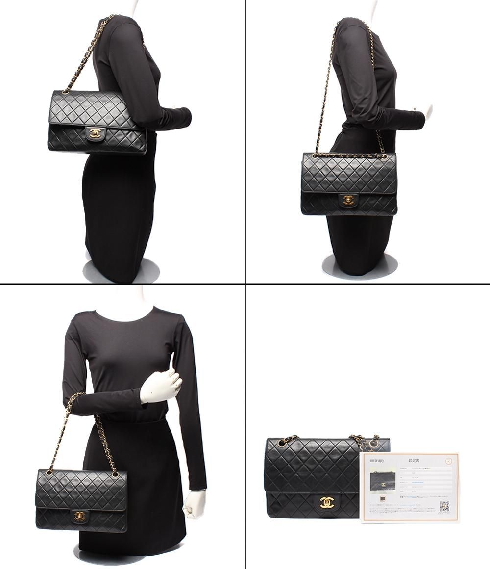 シャネル チェーンショルダーバッグ Wチェーン ダブルフラップ