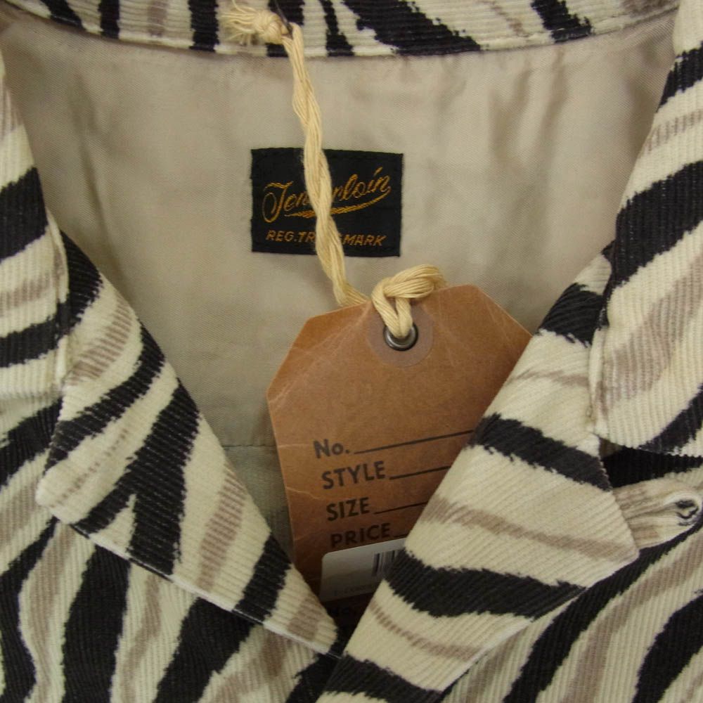 TENDERLOIN テンダーロイン T-CORDUROY SHT A ZEBRA ゼブラ柄