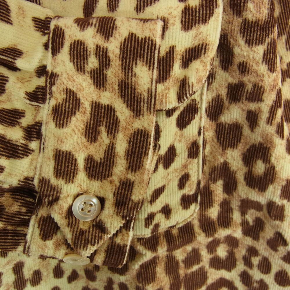 TENDERLOIN テンダーロイン T-CORDUROY SHT A LEOPARDO レオパード柄