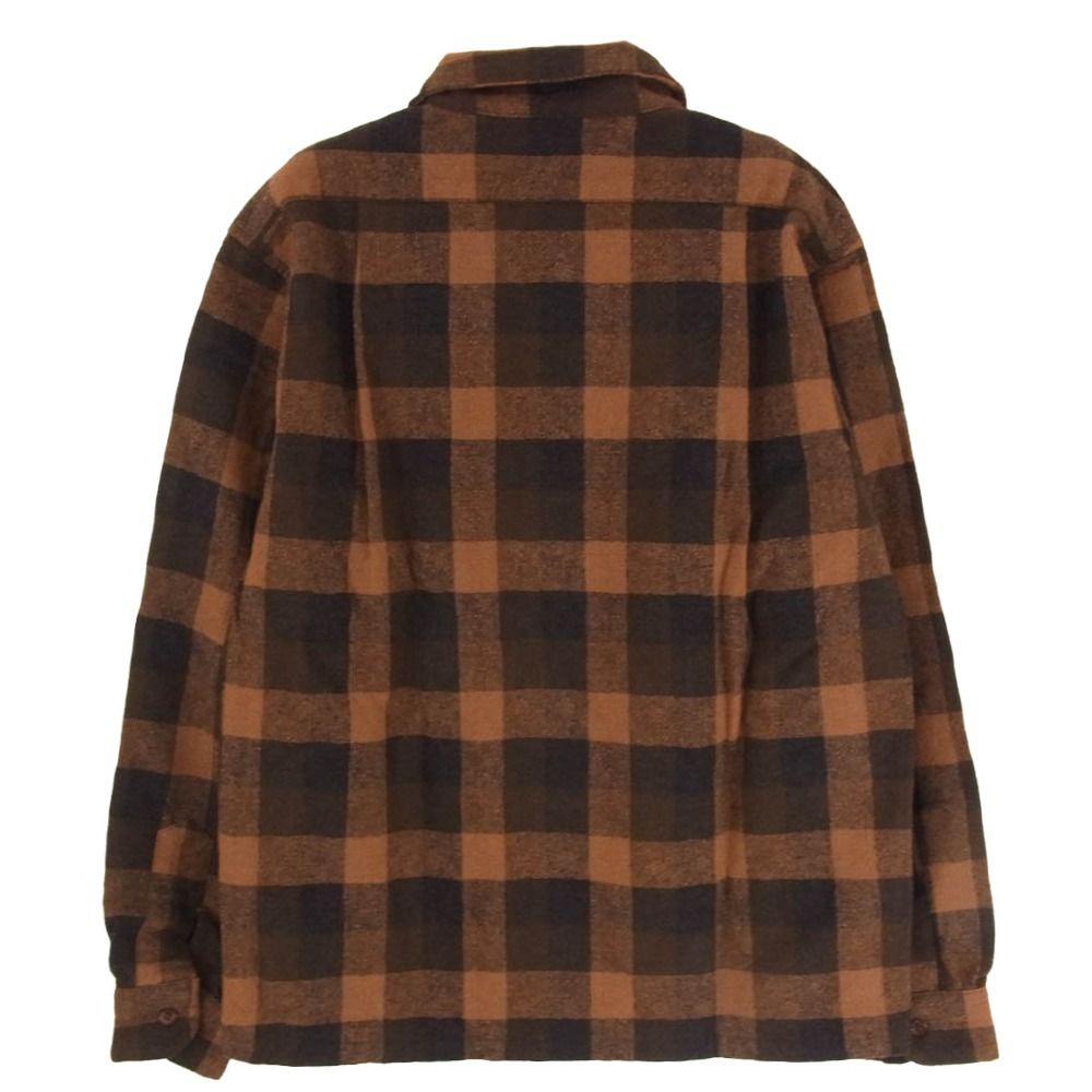 TENDERLOIN チェック柄シャツ M ブラウン　セット割アリ TENDERLOIN チェック柄シャツ M ブラウン セット割アリ TENDERLOIN