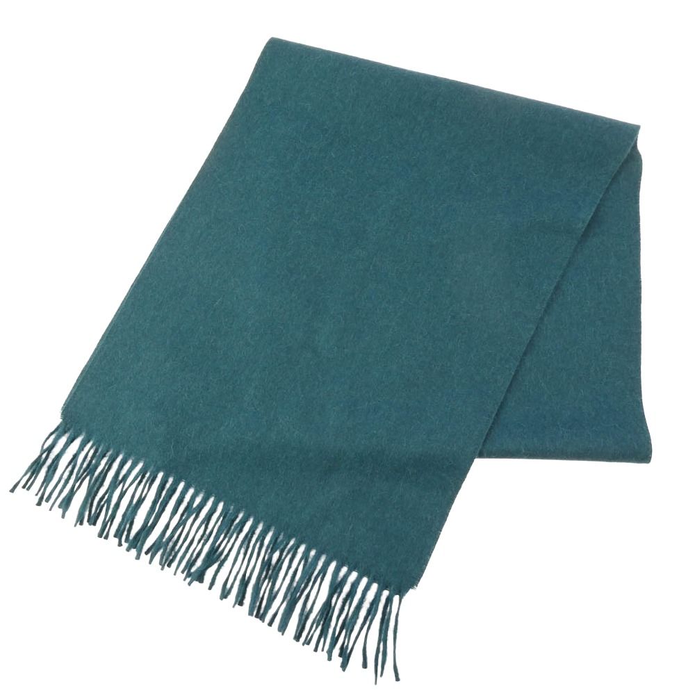 THE INOUE BROTHERS Brushed Scarf(one Teal): ファッション雑貨