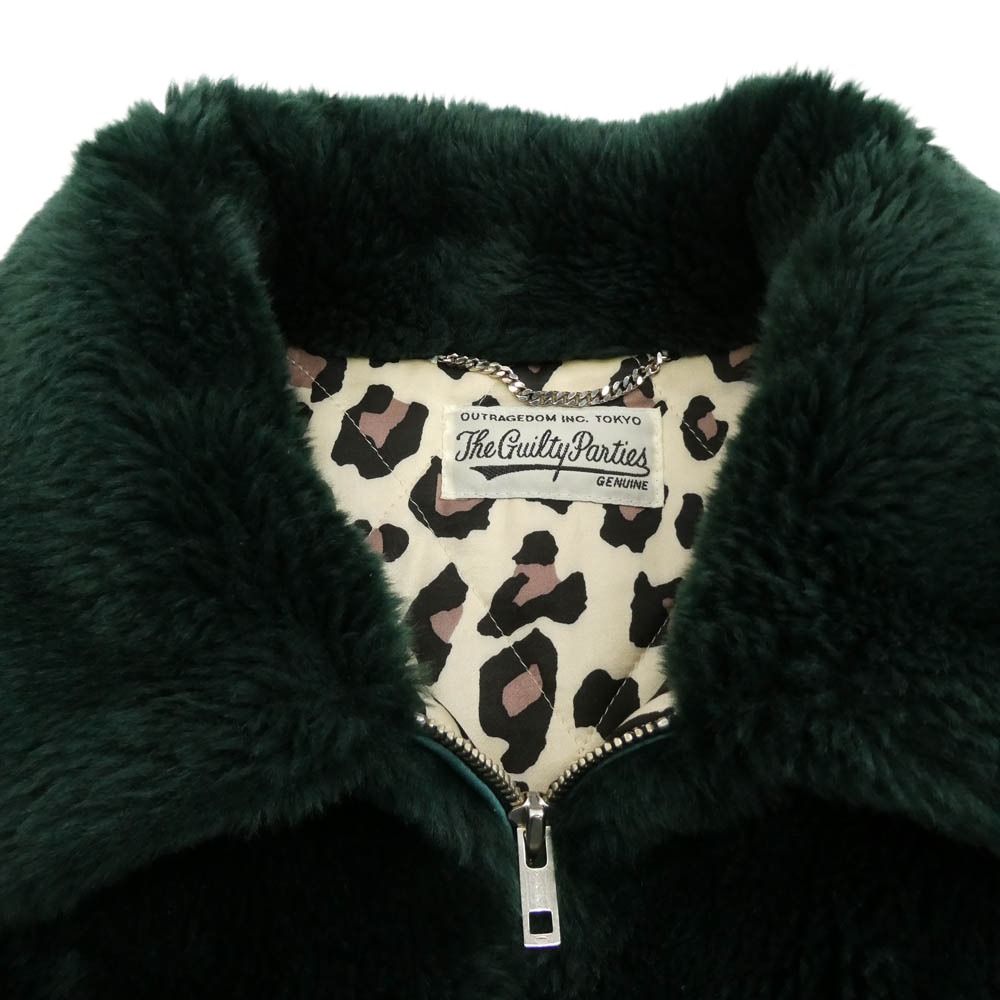 WACKO MARIA ワコマリア 21AW Fur COACH Jacket 裏地レオパード 中綿