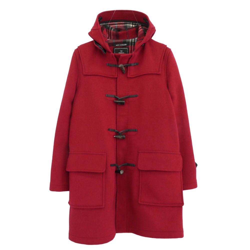 希少　90s Vintage 英国製　グローバーオール　ダッフルコート　赤　XL ✨️希少✨️ GLOVERALL グローバーオール ダッフルコート 英国製 赤