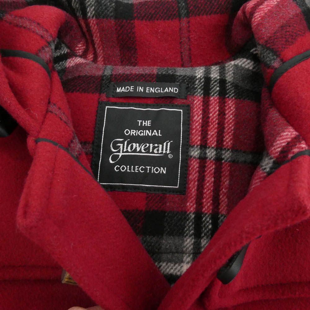 Gloverall グローバーオール 英国製 ウール ダッフル コート レッド系