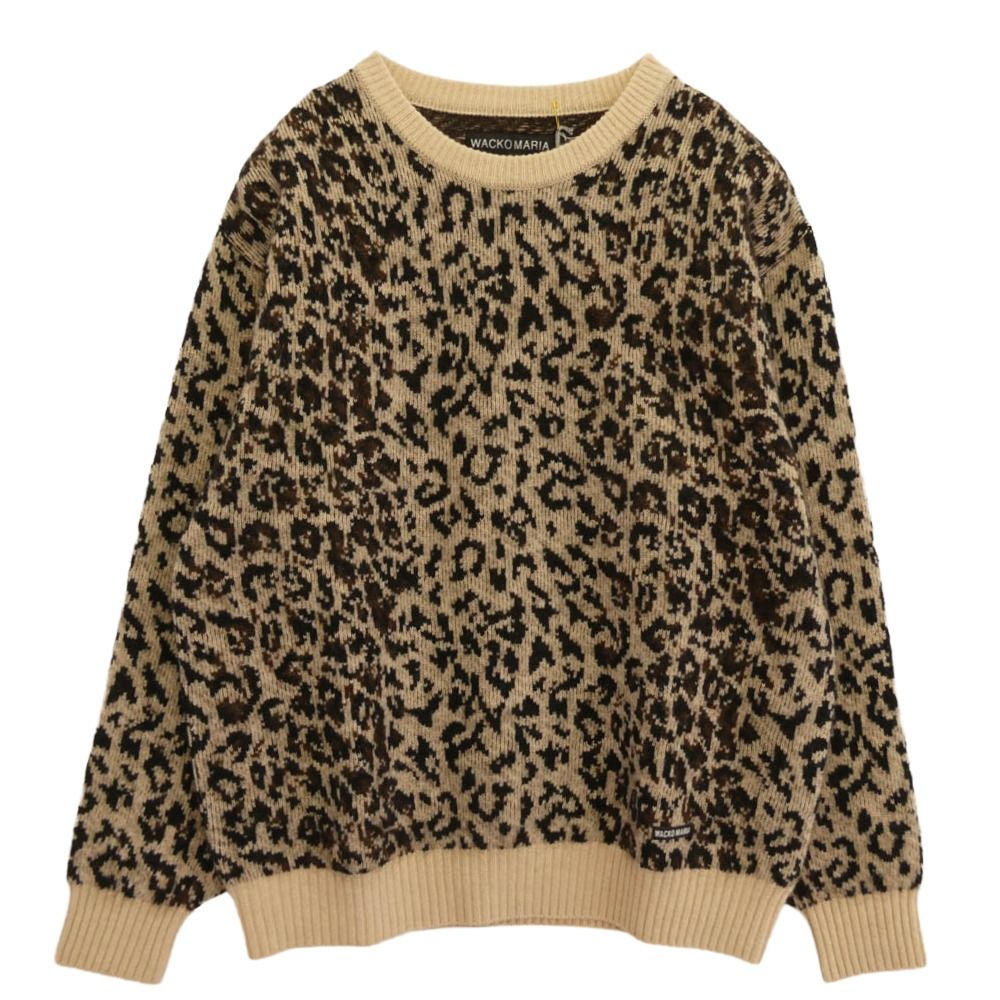WACKO MARIA ワコマリア 25FW-WMK-KN07 LEOPARD MOHAIR JACQUARD KNIT