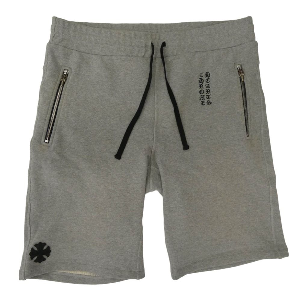 クロムハーツ サイズ:S  Y NOT ロゴ刺繍ハーフパンツ 中古 GZ11 CHROME HEARTS クロムハーツ（原本無） Y NOT CHプラスパッチ付き ロゴ