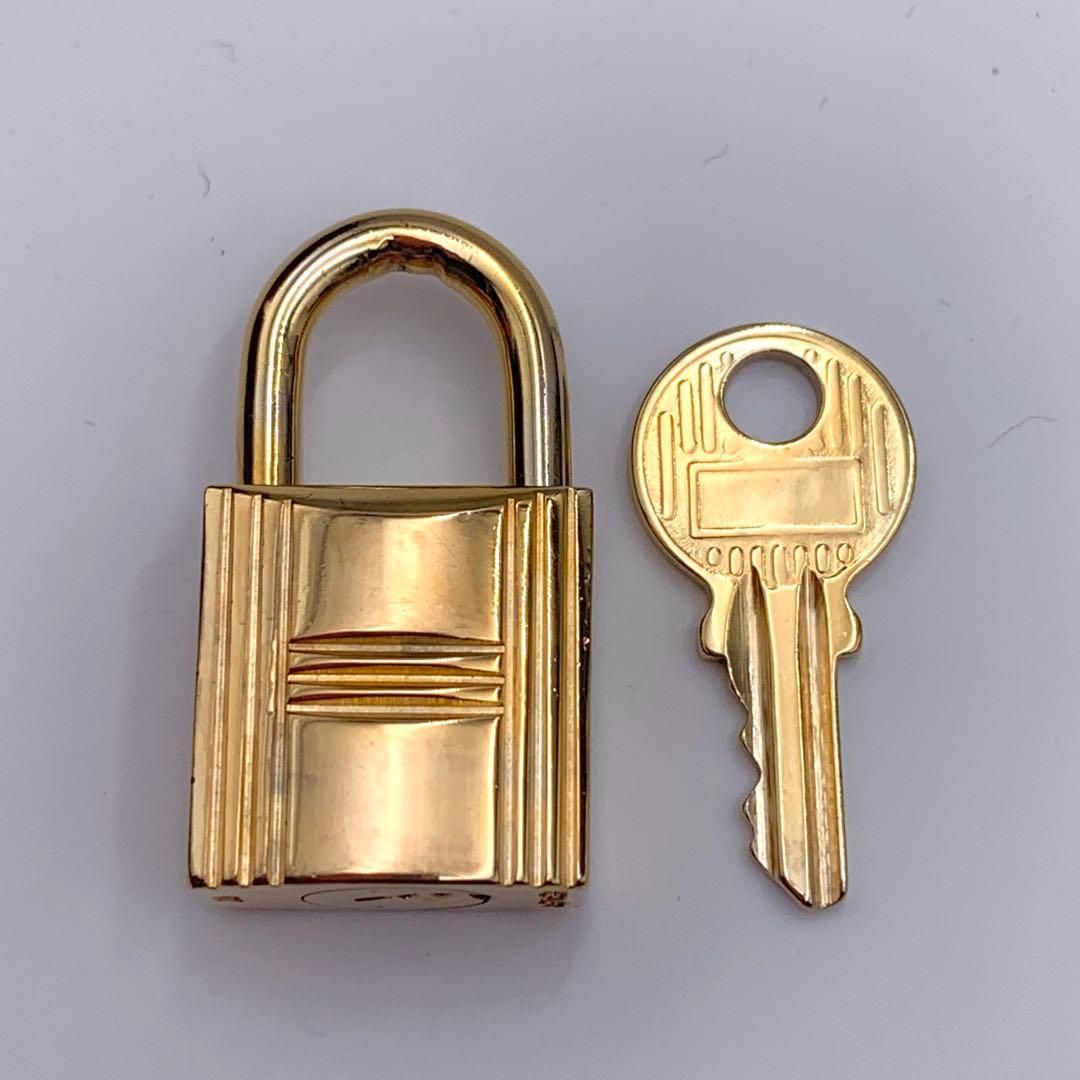 エルメス カデナ 24Kメッキ No.107 107番 鍵付き カデナキー