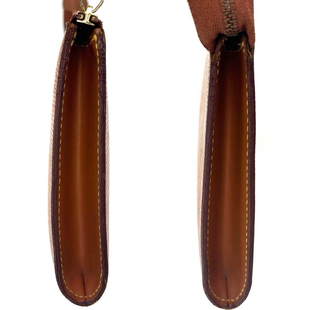 ルイヴィトン M40778 エピ ポシェット アクセソワール ポーチ ブラウン ルイヴィトン M40778 エピ ポシェット アクセソワール ポーチ ブラウン