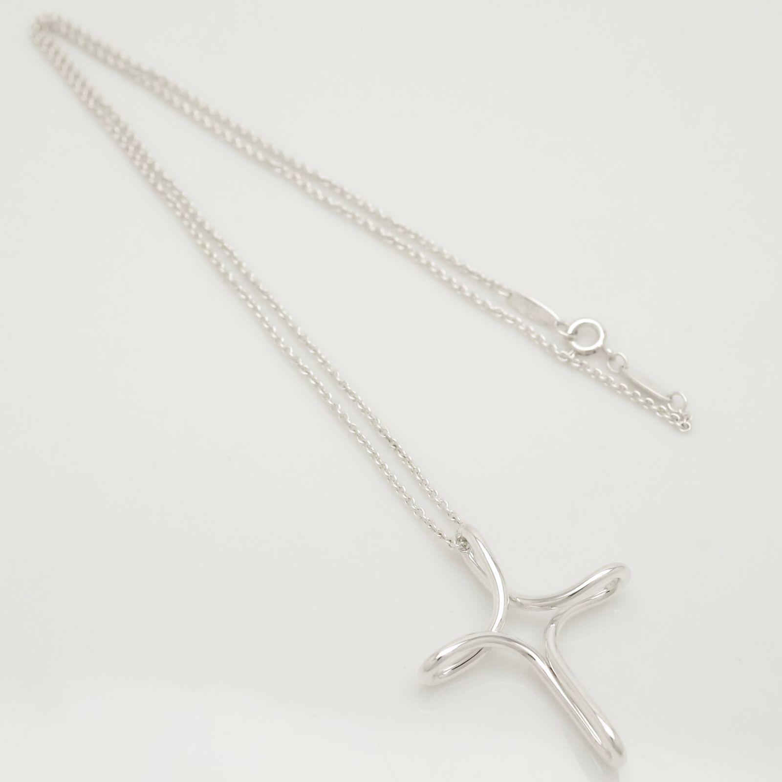 美品】ティファニー TIFFANY&Co. ラージ オープン クロス