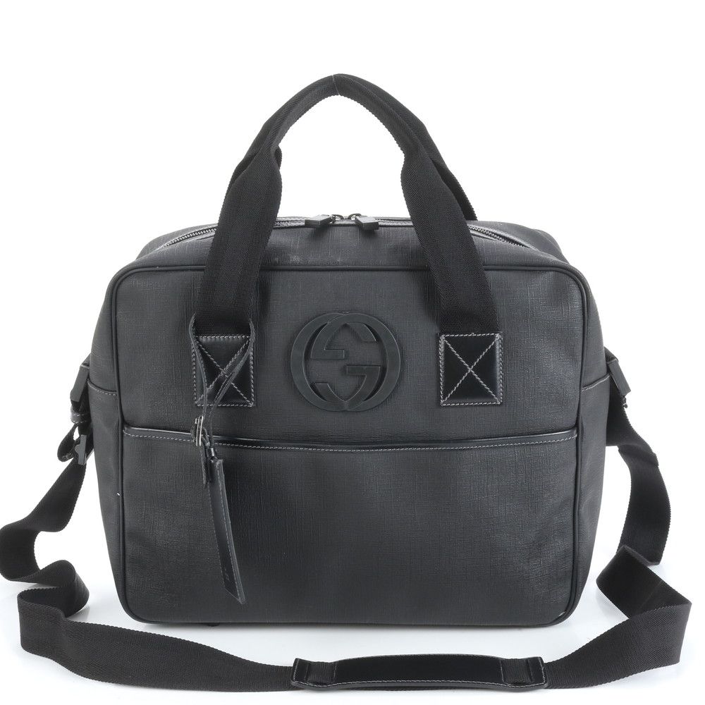 極美品 グッチ インターロッキングG 201851 レザー 2WAY ショルダー