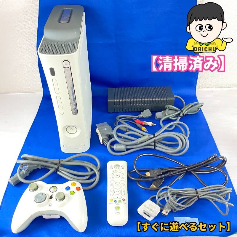XBOX ホワイト ◇I116【すぐに遊べるセット】Microsoft Xbox 360 ホワイト 60GB HDMI