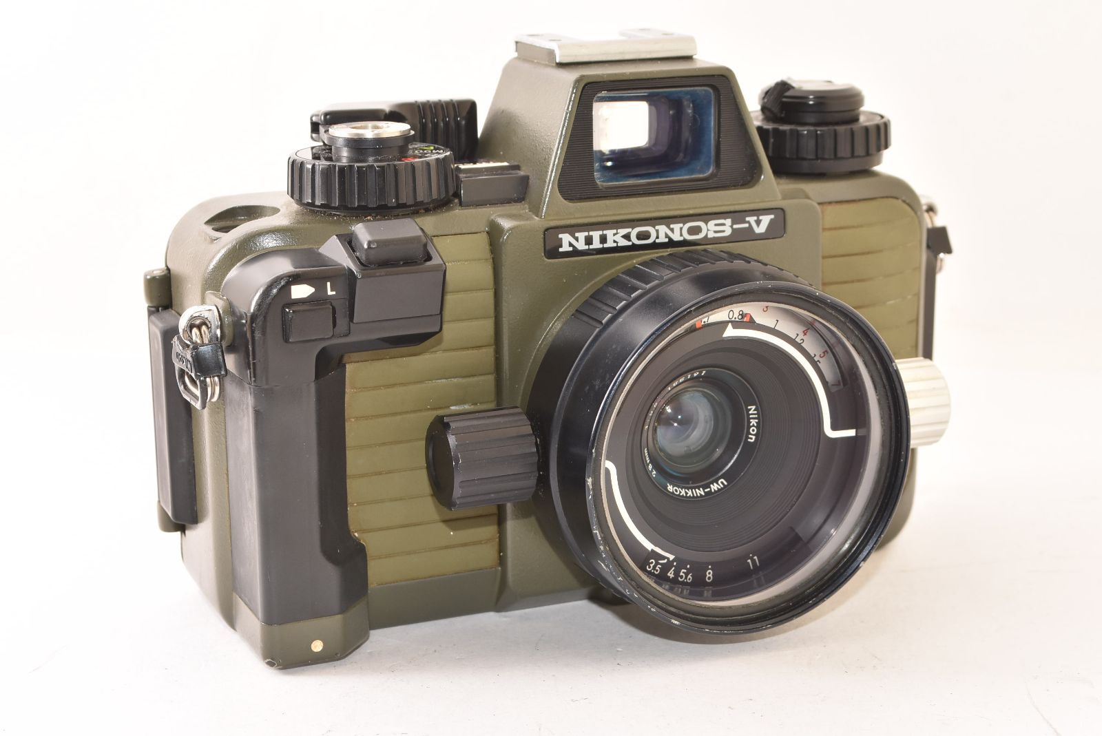 ＃【ジャンク品】　NIKONOS-V フィルムカメラ オリーブグリーン ☆ジャンク品☆ Nikon ニコン NIKONOS-V モスグリーン + 28mm F3.5