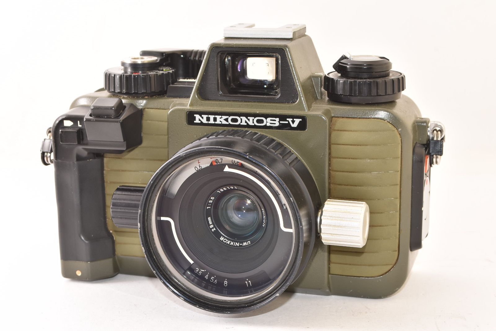 ＃【ジャンク品】　NIKONOS-V フィルムカメラ オリーブグリーン ☆ジャンク品☆ Nikon ニコン NIKONOS-V モスグリーン + 28mm F3.5