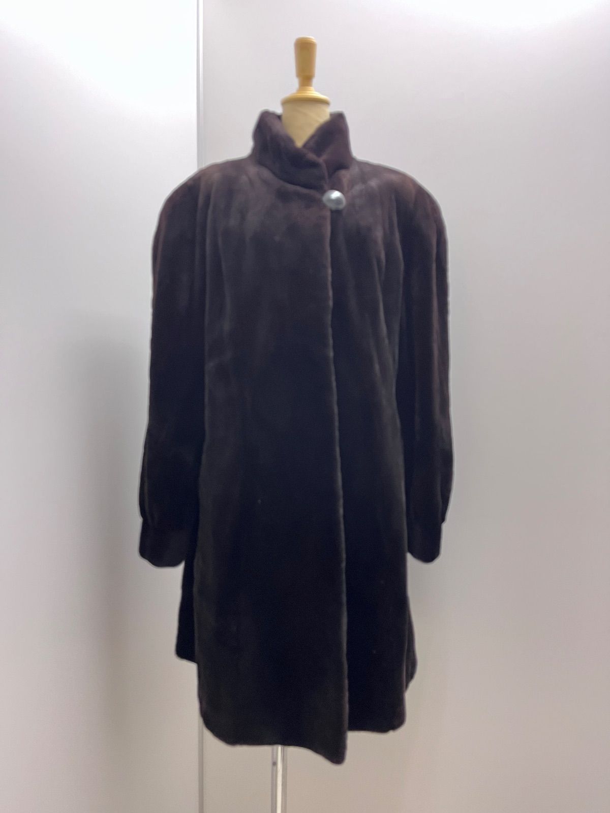 着丈94cm!! SAGA MINK シェアードミンク コート ブラウン XL SAGA