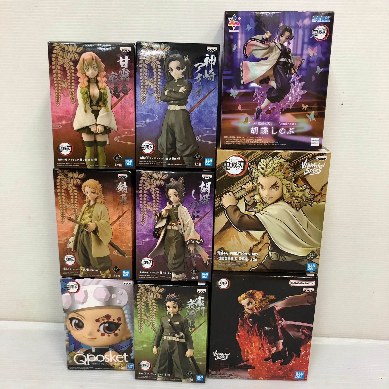 △鬼滅の刃 フィギュア まとめ ※箱ダメージ品含む 未使用品