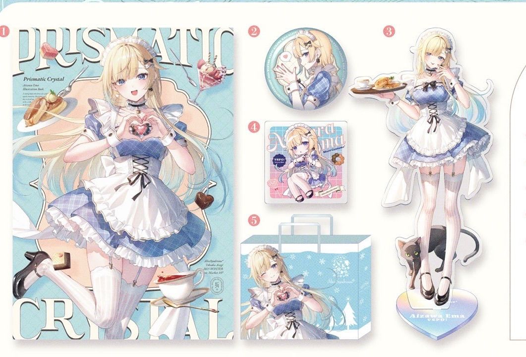 C106 AliceSyndrome ぶいすぽプレイマット スリーブ 遠坂あさぎ C106