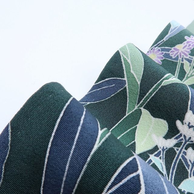 百華❀Y4304◇十日町友禅 遠田藤舟落款 手縫い仕立て 正絹 訪問着 着物