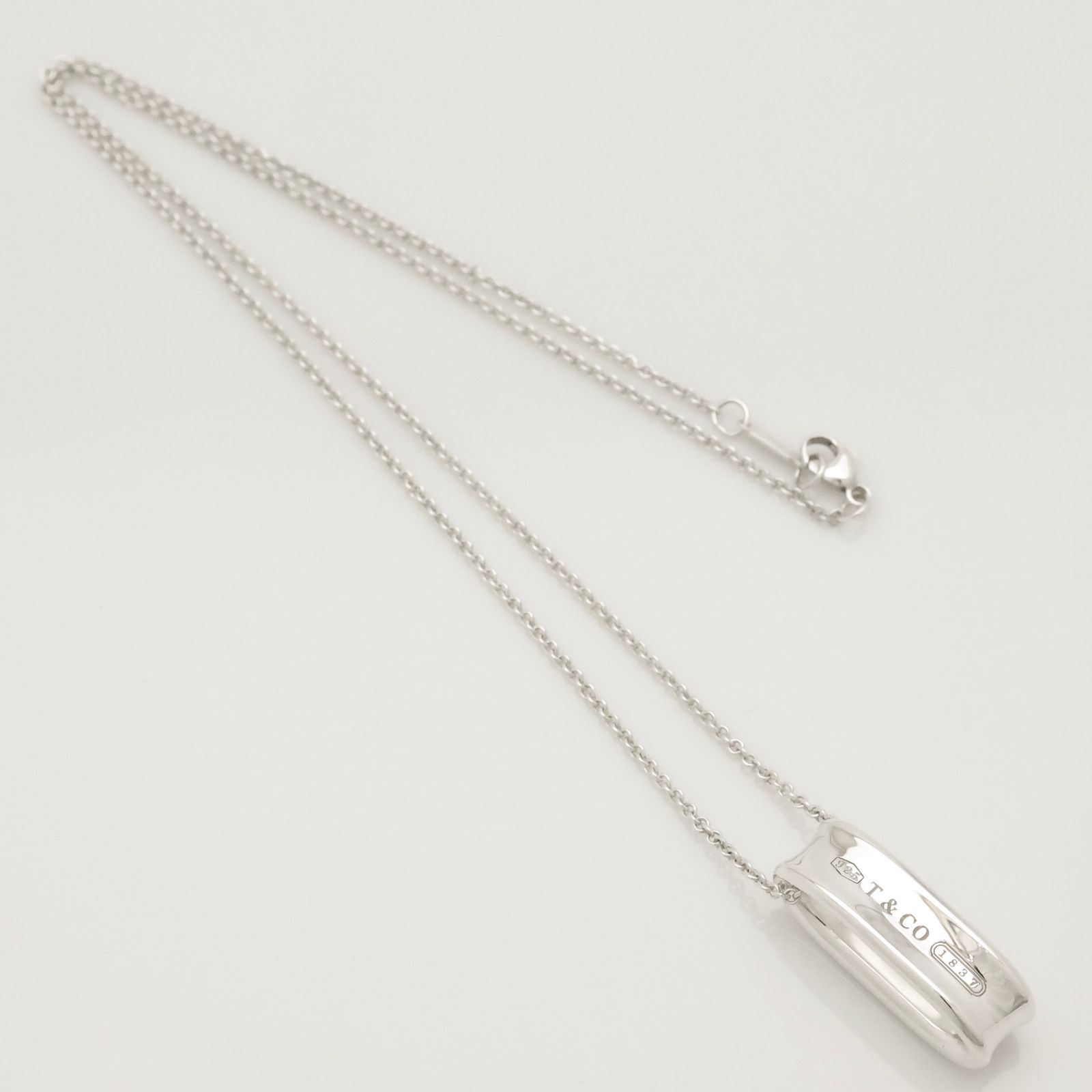 美品】ティファニー TIFFANY&Co. 1837 オーバル ループ ネックレス