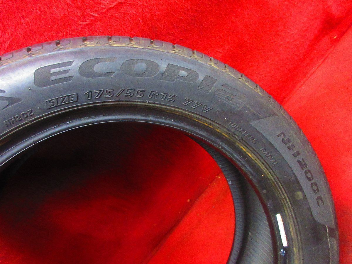 タイヤ 1本 175/55R15 ブリジストン エコピア ECOPIA NH200C 2022年 溝アリ 送料無料★16463T