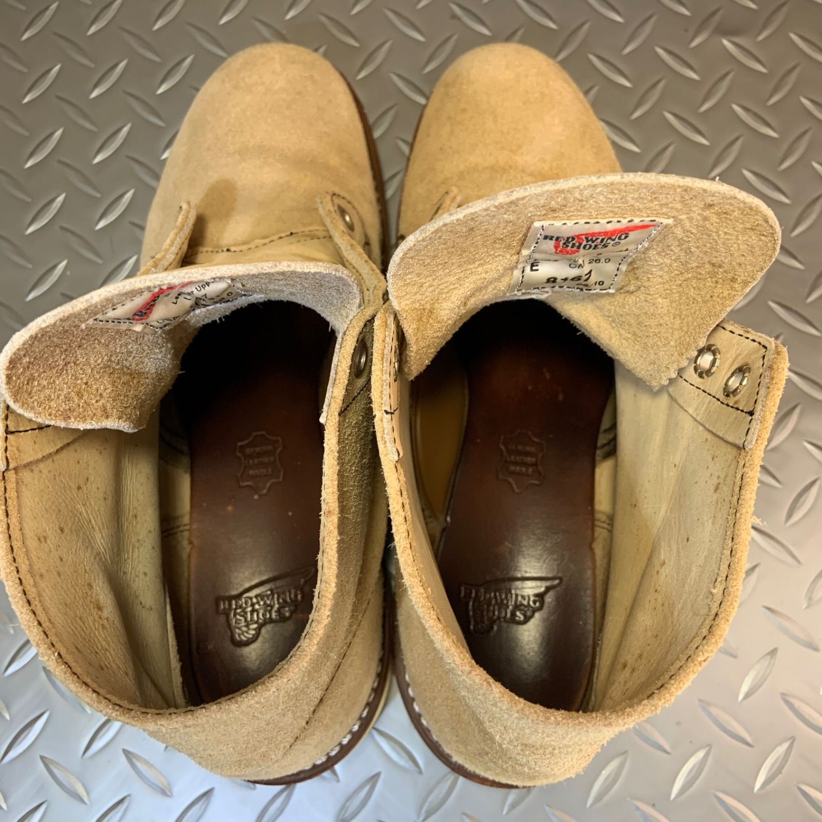 ☆REDWING 8167 ラウンドトゥワークブーツ 2010年製 US8E JP26㎝ 廃盤