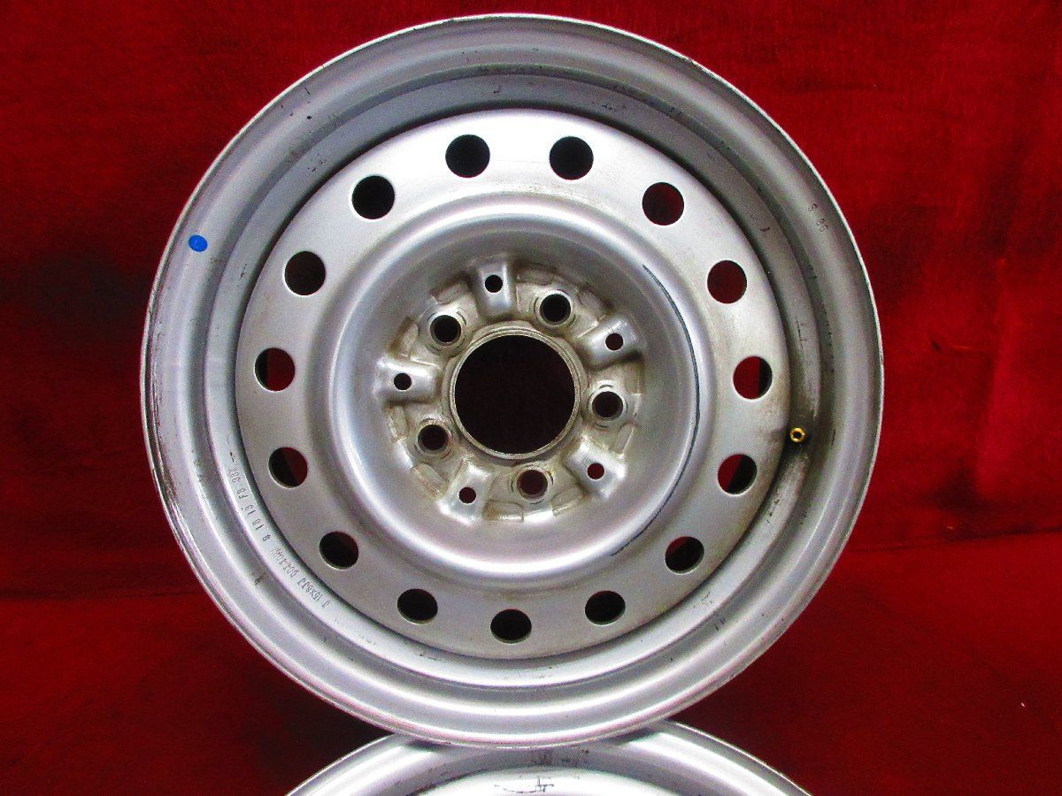 スチール ホイール 2本 日産 15 6 J 5穴 PCD 114 3 40 ハブ径 73 Y 31 シーマ セドリック 31系 52507 H