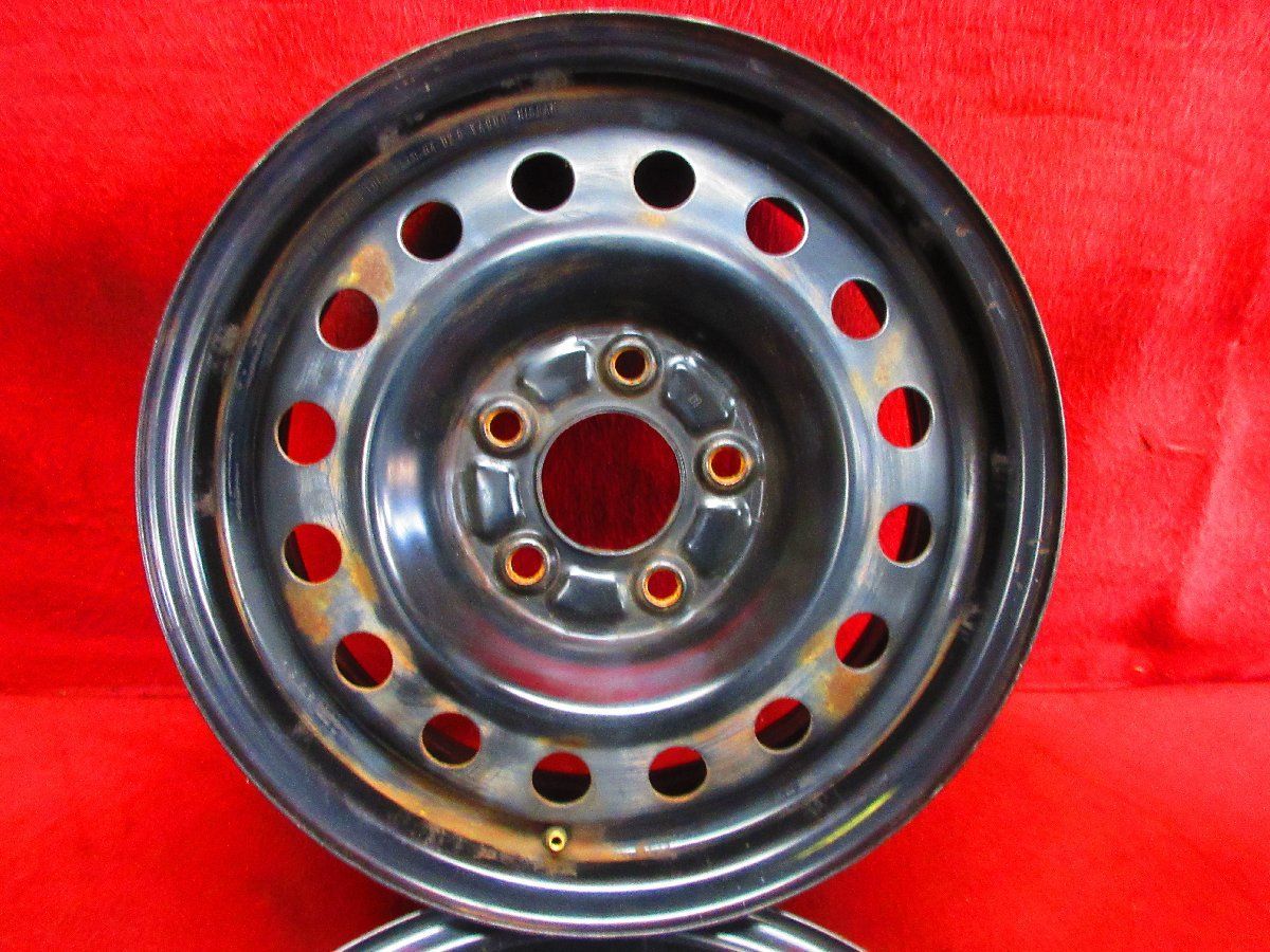 スチール ホイール 2本 日産 セレナ C 26 27 15 5 J 穴 114 3 45 ハブ径 66 ローレル プレサージュ セフィーロ ステージア 52509 H