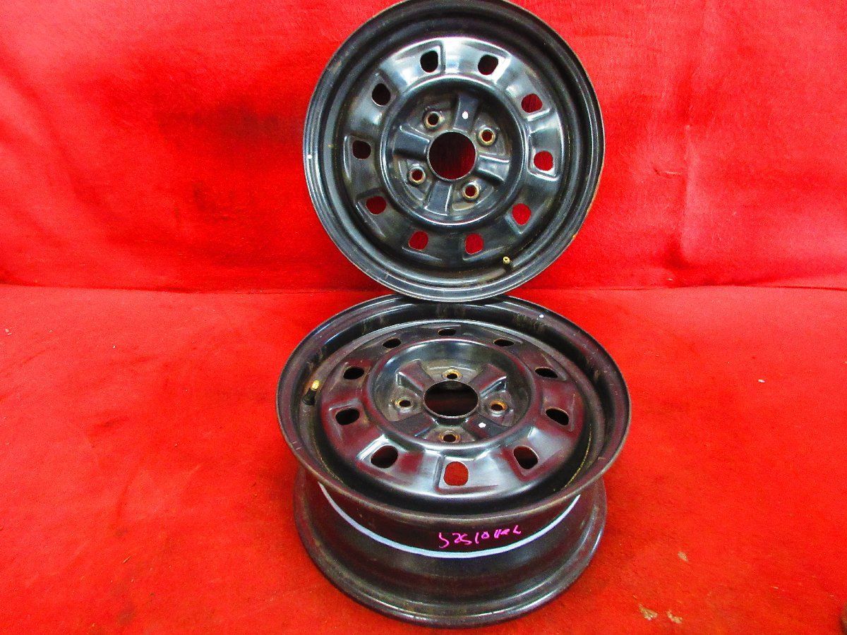 スチール ホイール 2本 日産 15 6 J 4穴 PCD 114 3 39 ハブ径 66 シルビア セフィーロ ローレル 52510 H