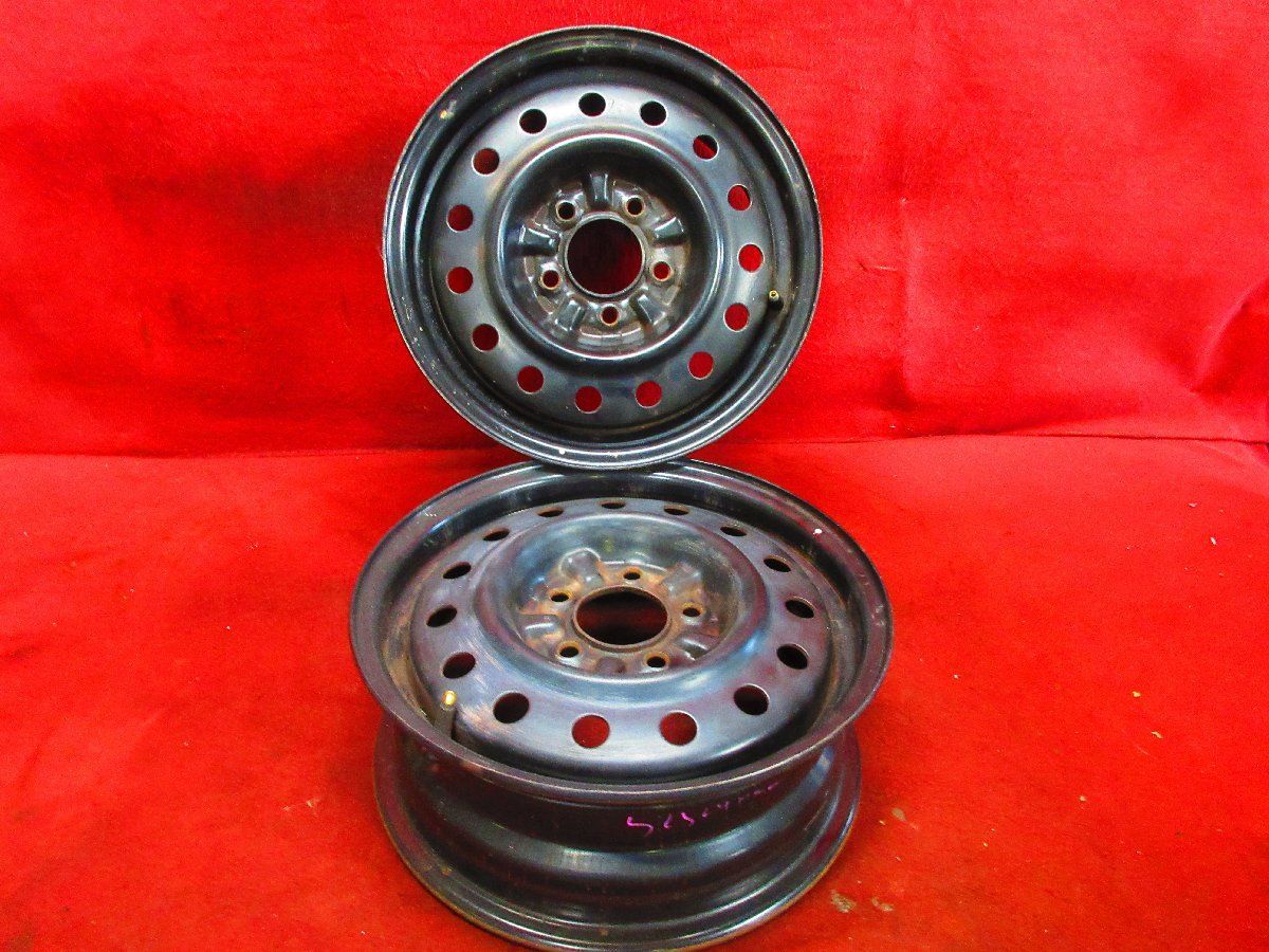 スチール ホイール 2本 日産 15 5 J 5穴 PCD 114 3 46 ハブ径 73 52524 H