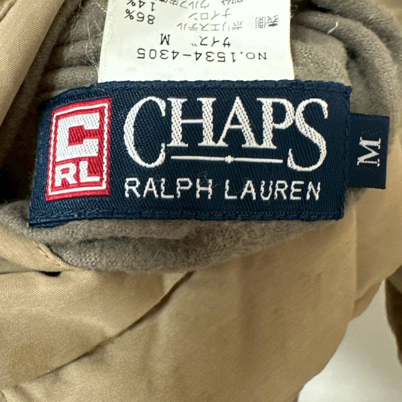 CHAPS リバーシブルダウンジャケット ブラウン M 着回し カジュアル 