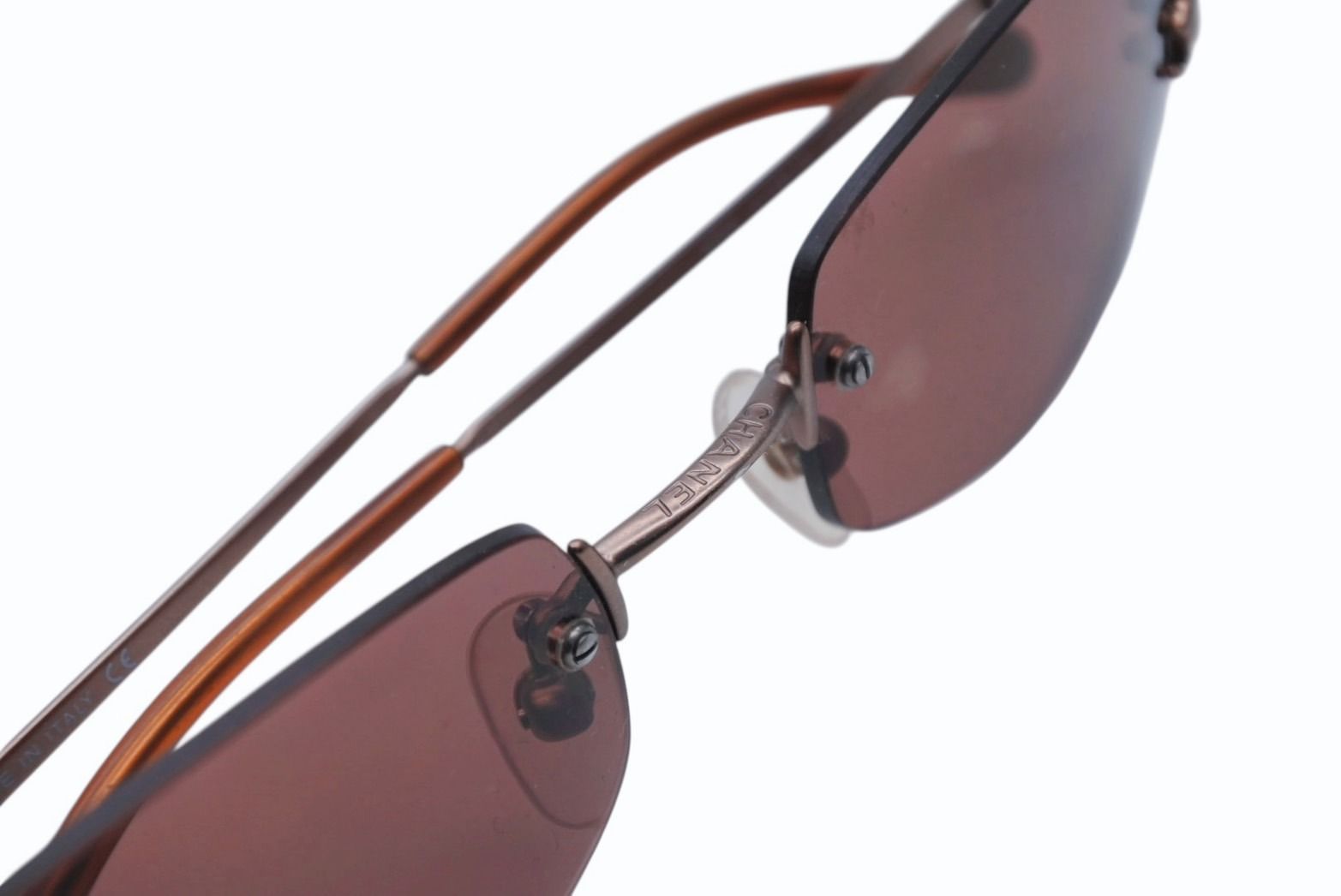 CHANEL シャネル サングラス 眼鏡 ココマーク リムレス フチなし 4002