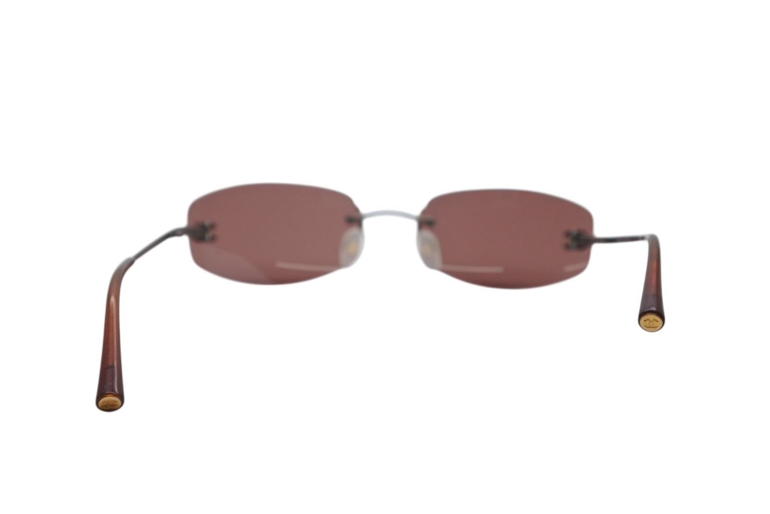 CHANEL シャネル サングラス 眼鏡 ココマーク リムレス フチなし 4002