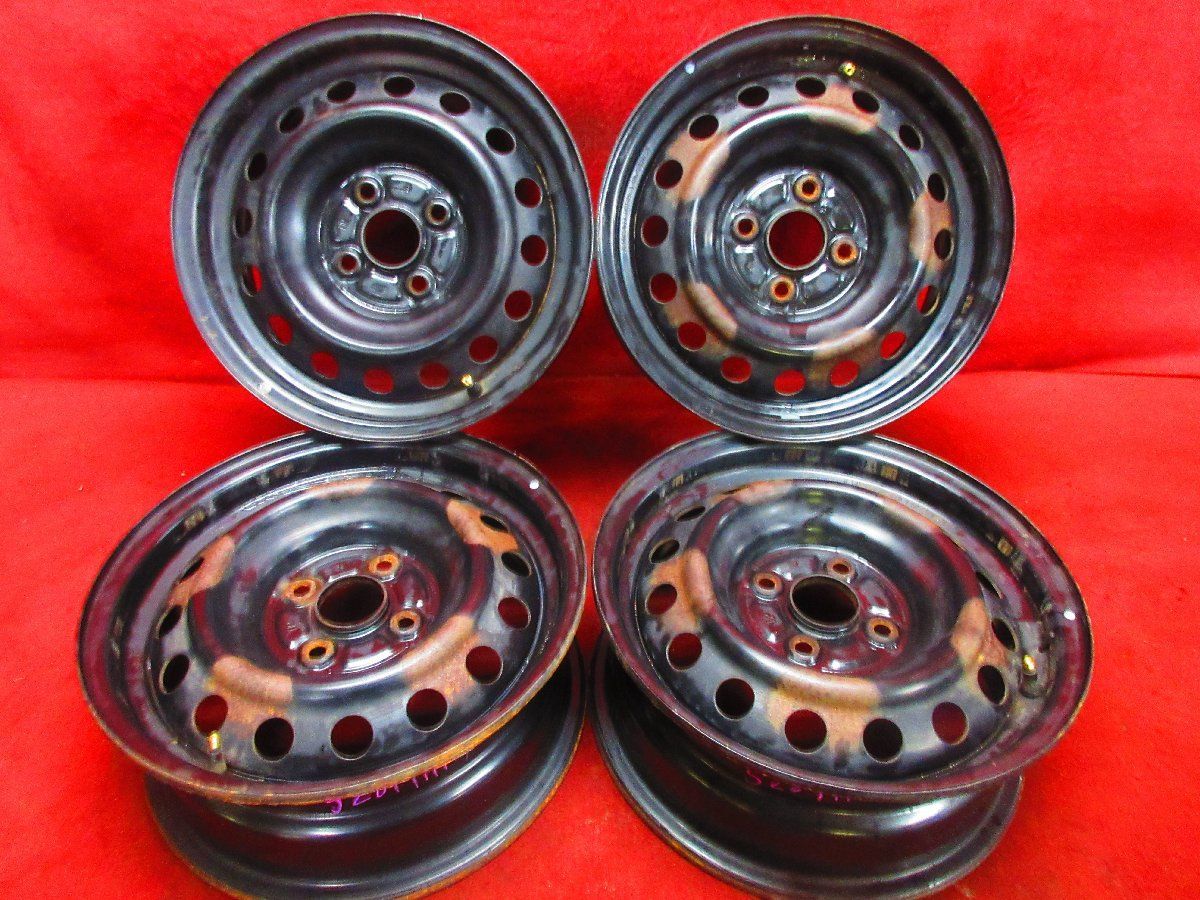 スチール ホイール 4本 トヨタ シエンタ 純正 14×5.5J 4穴100 +34