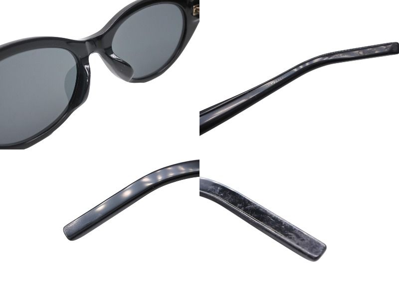 極美品 SAINT LAURENT サンローラン サングラス ロゴ ワンポイント SL