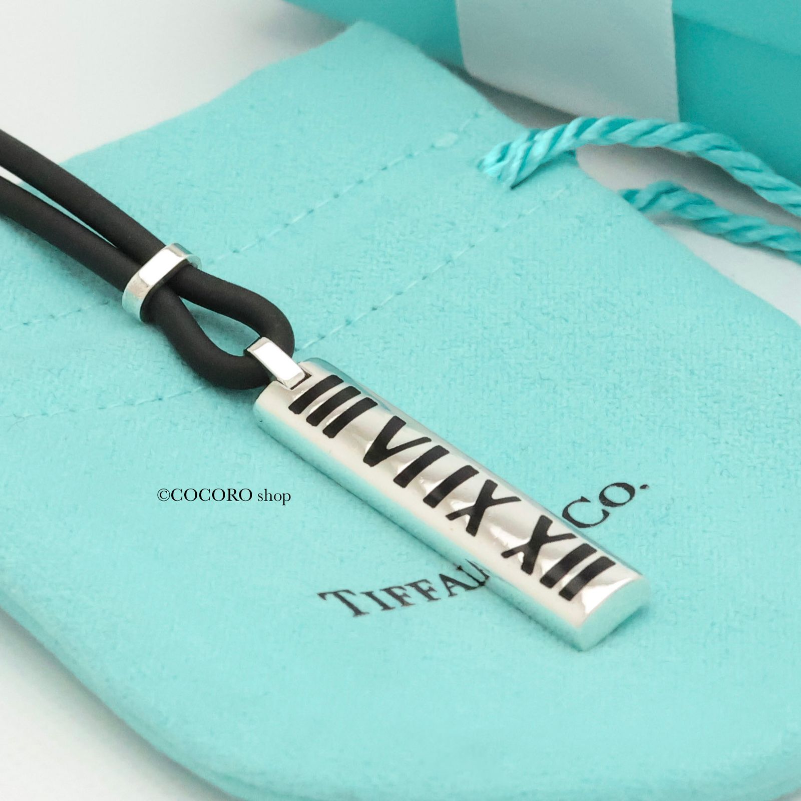 美品】ティファニー TIFFANY&Co. アトラス ニューメリック ラバー 