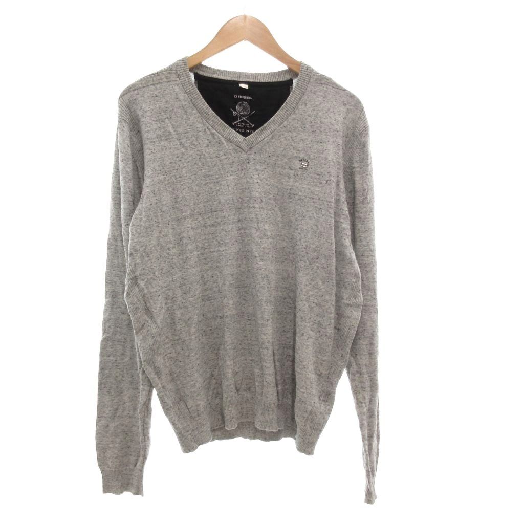 ディーゼル DIESEL SUPERIOR QUALITY KNIT ニット セーター XL 長袖 V