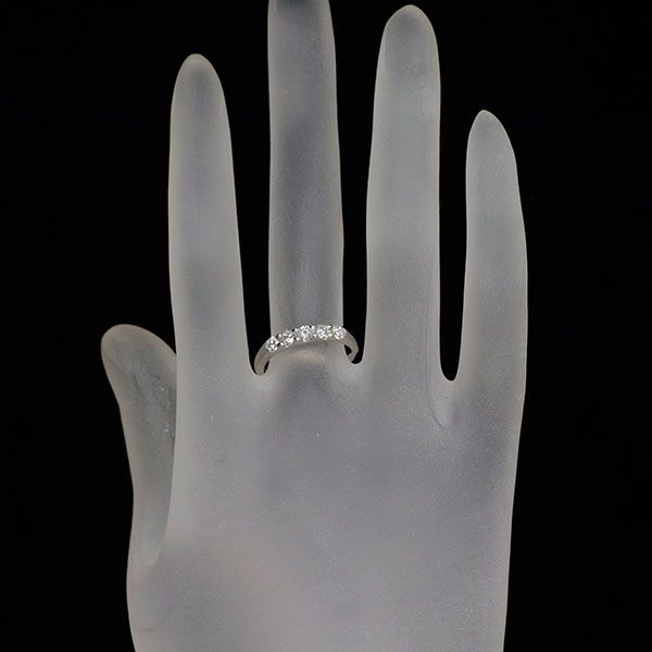 Pt900 ダイヤモンド リング 0.50ct 一文字 【公式通販】