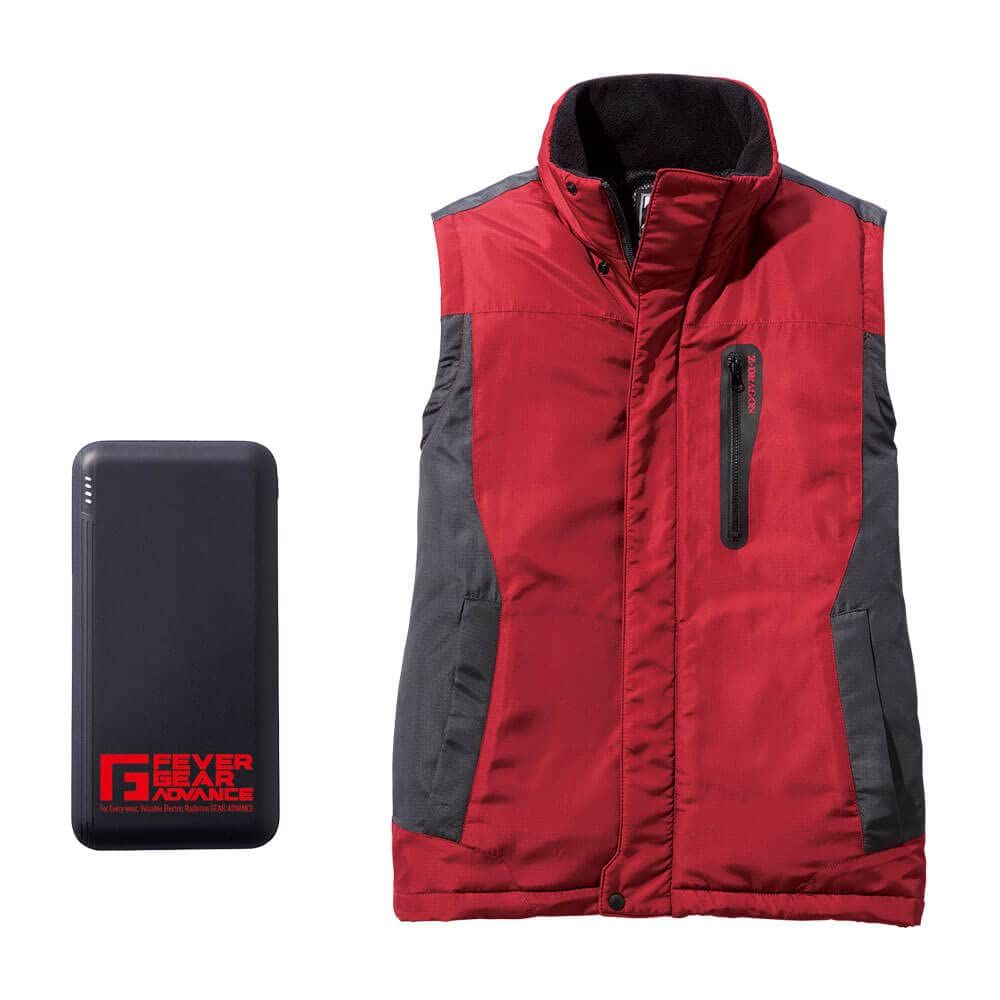 自重堂] Z-DRAGON 防寒着 FEVER GEAR FGA79010 ヒーター内蔵電熱ベスト