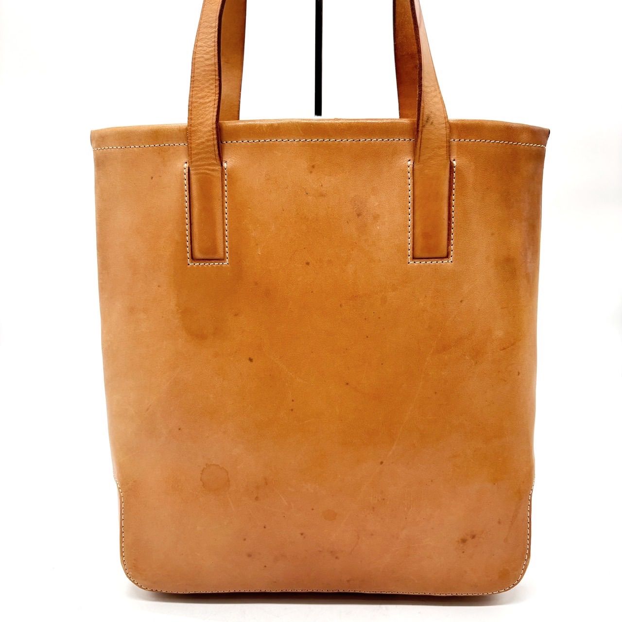 良品】 BREE ブリー ハンドバッグ トートバッグ エンボスロゴ レザー 
