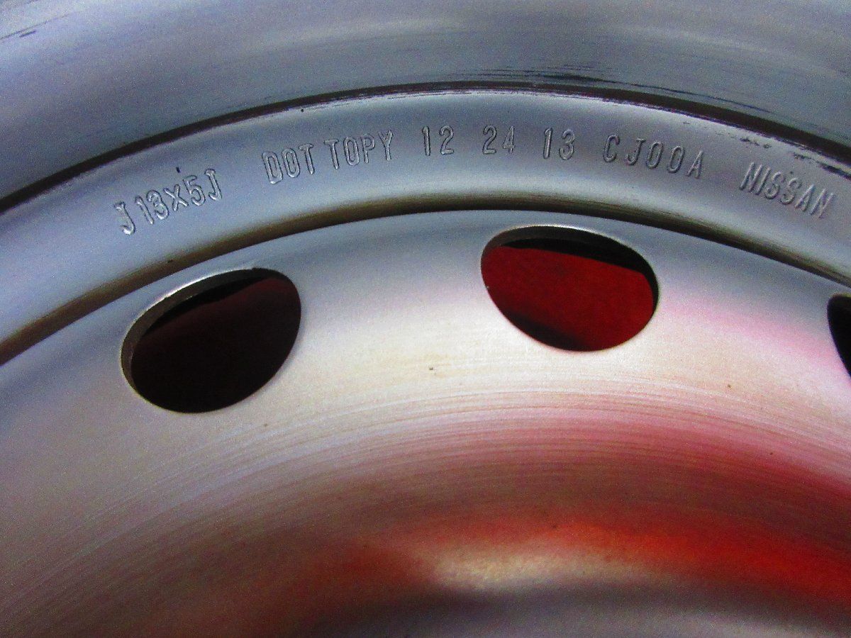スチール ホイール 4本 日産 ADバン NV150 Y12 純正 13×5J 4穴100 +40 