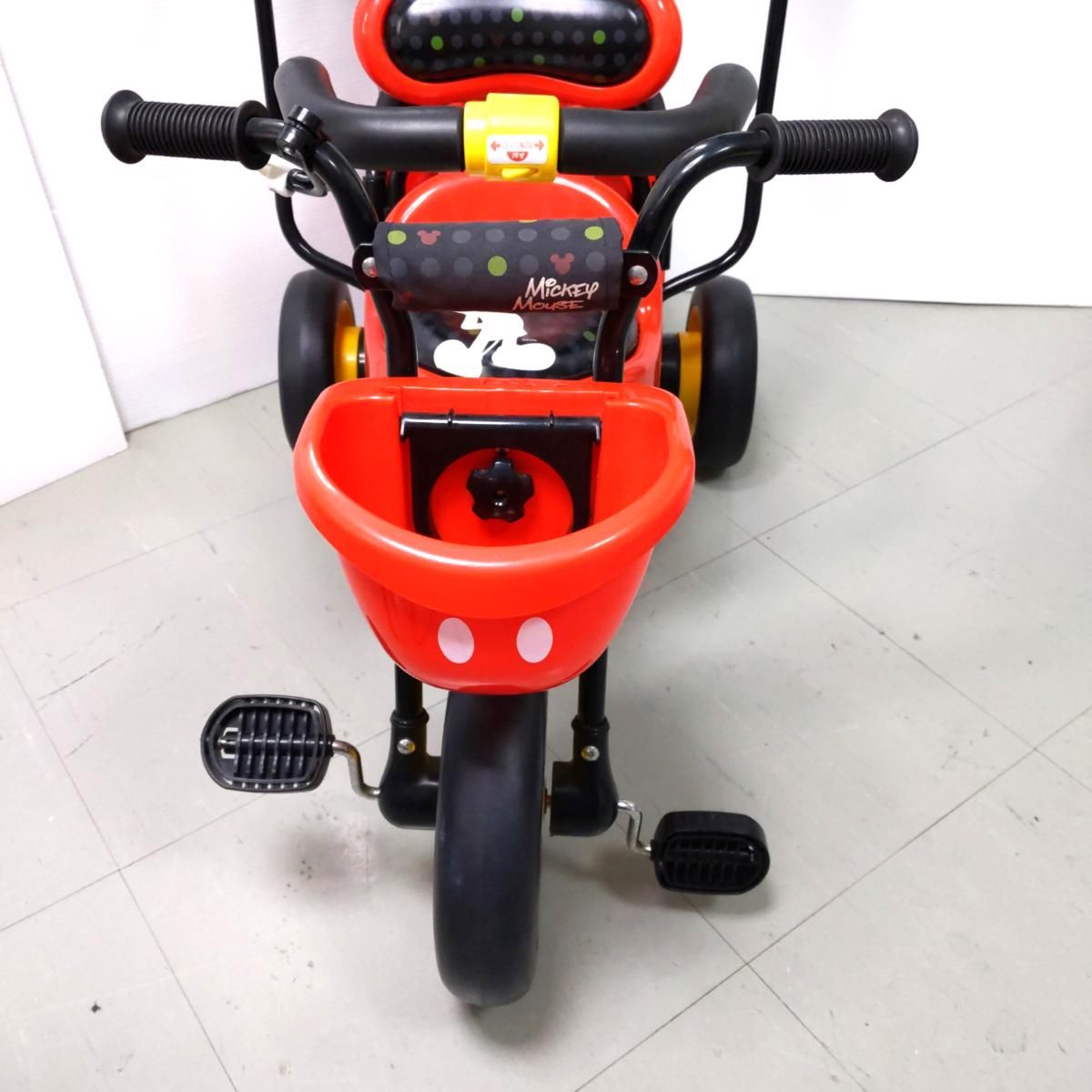 中古品】Ides アイデス ミッキーマウス 三輪車 カーゴサンシェード〇YR