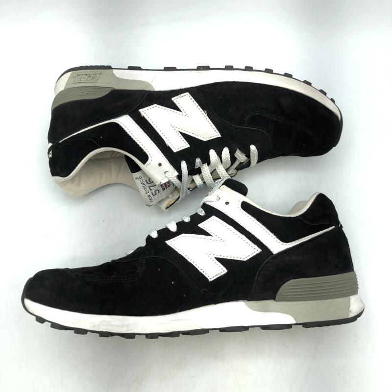 中古】New Balance M576KGS ブラック ホワイト 27cm スニーカー 