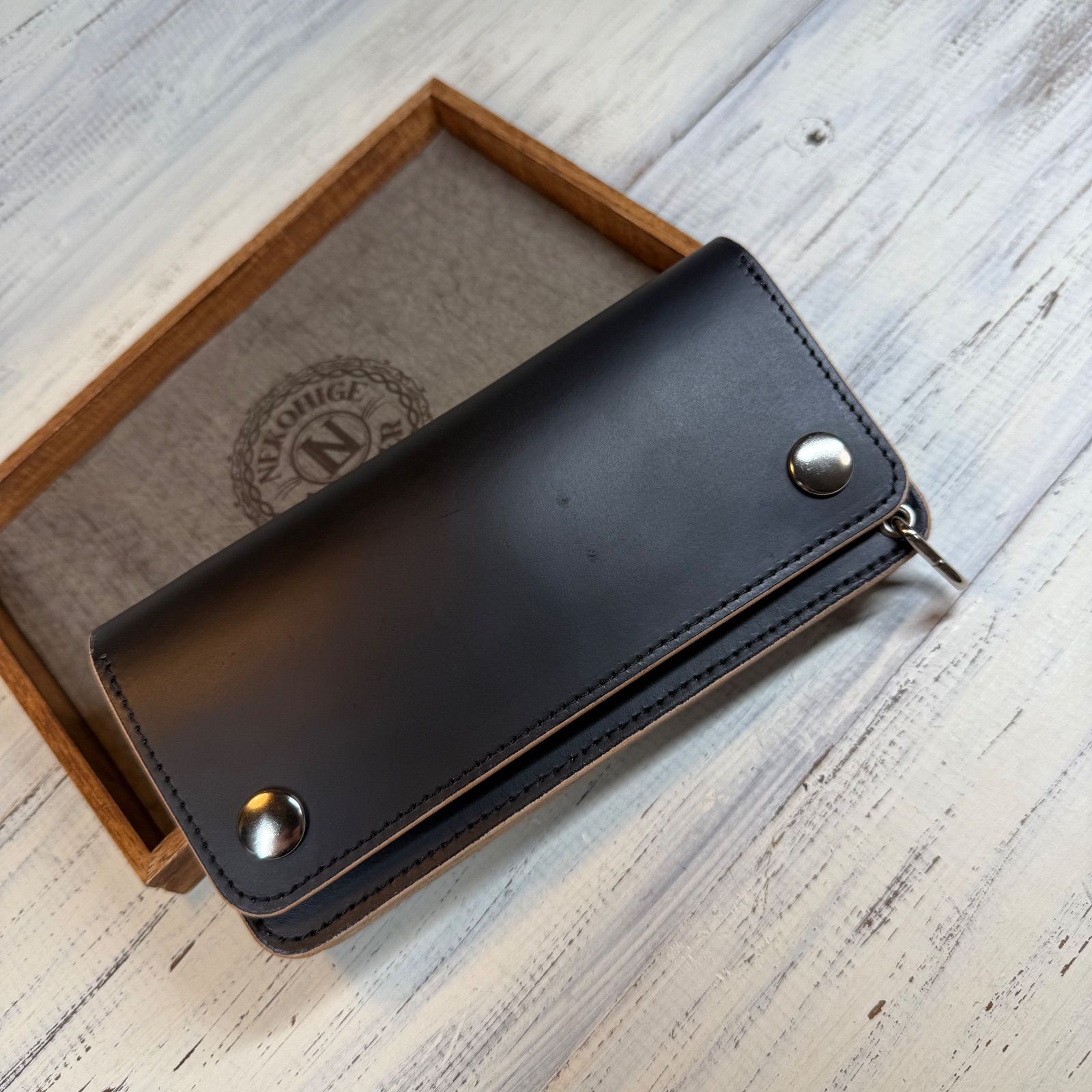 【トラッカーウォレット ロング 3層】 ブラック 北米ステア シルバー トラッカーウォレット ロング 3層】 ブラック ゴールド universal