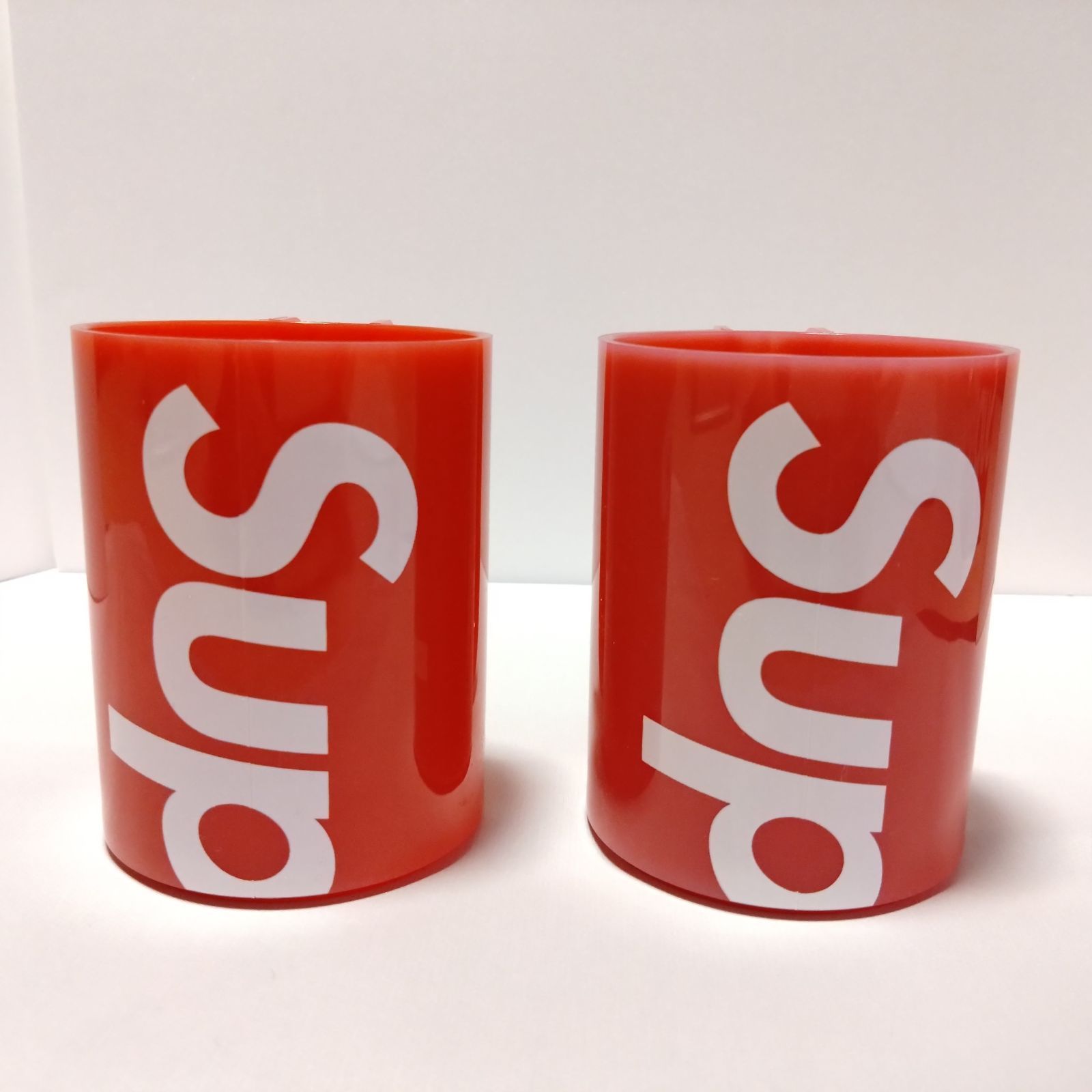 Supreme スタッキングマグカップ セット レッド プラスチック製