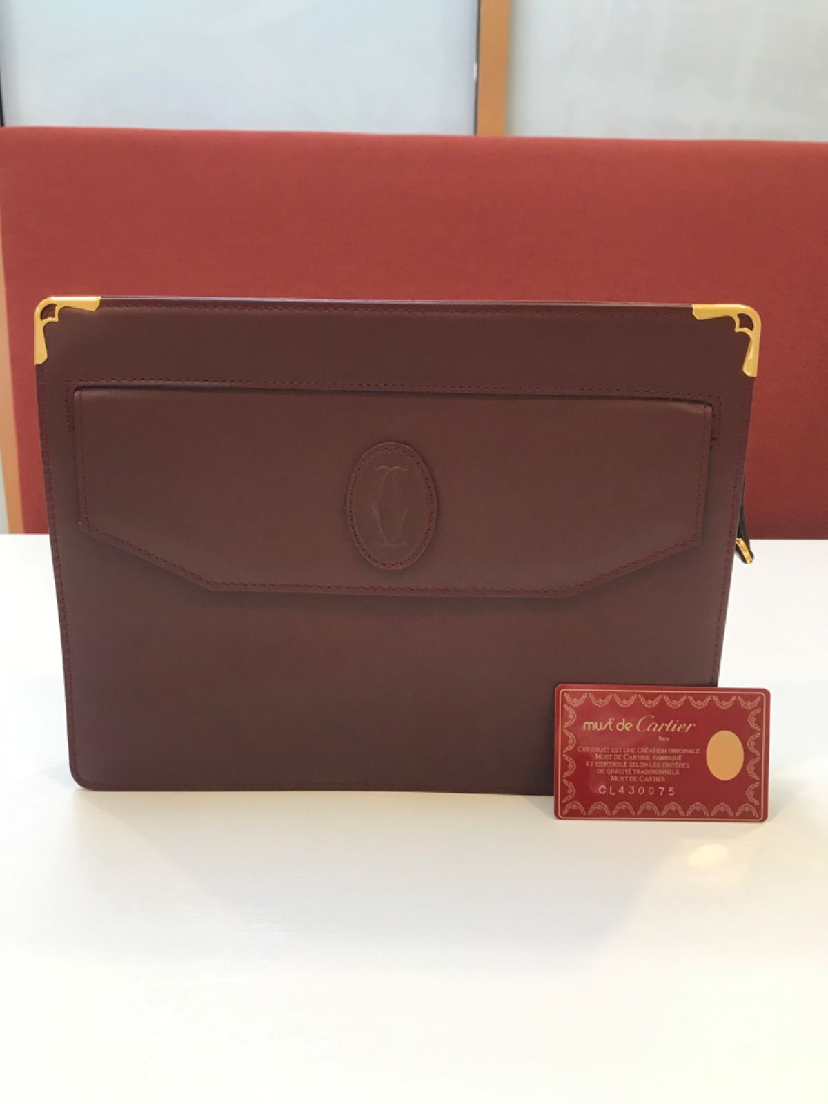 Cartier カルティエ マストラインセカンドバッグ I.113