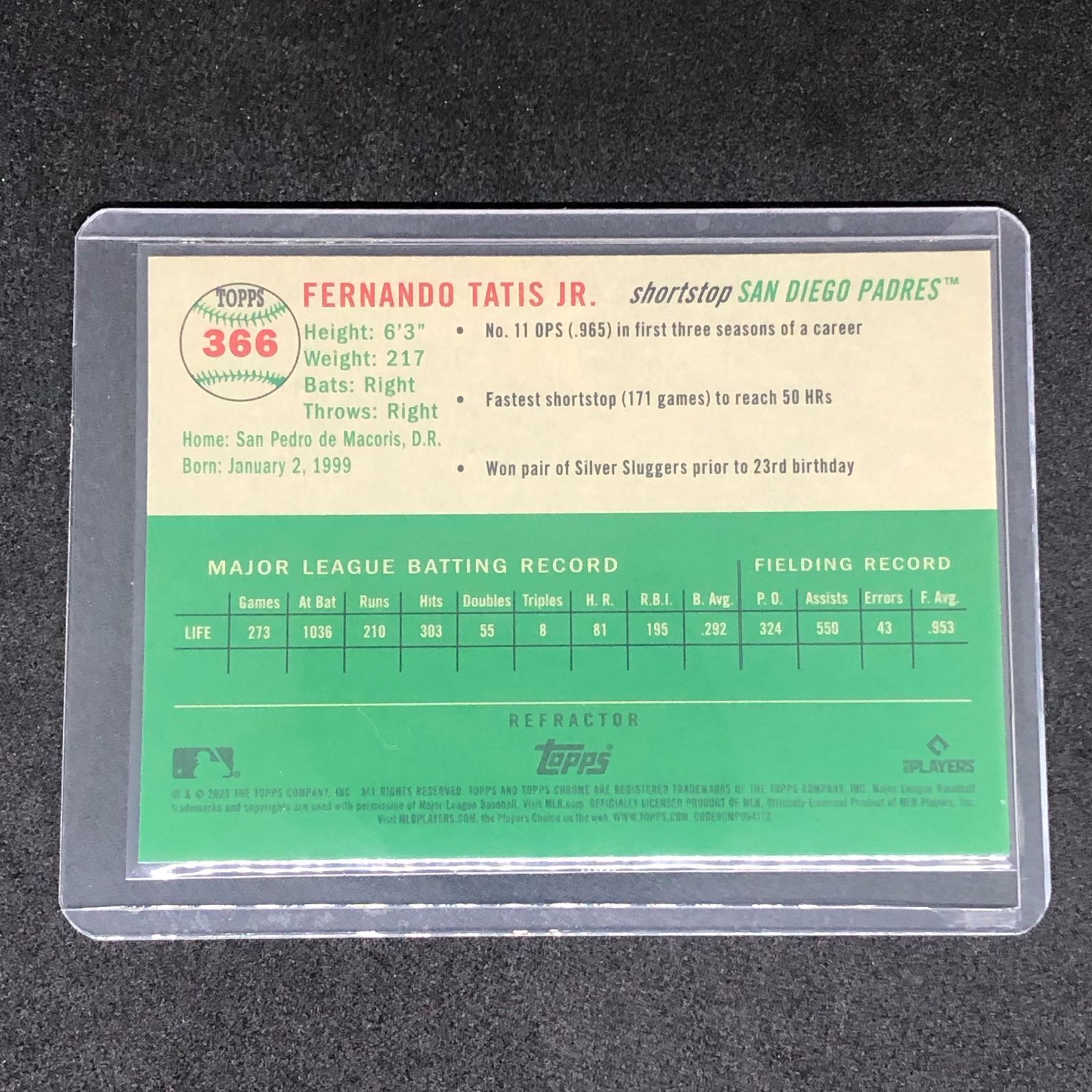 H*u様 (貴重！)【マクファーレン】Fernando Tatis Jr. フィ 箱に一部ダメージあり)フェルナンド・タティス・ジュニア Mcfarlane