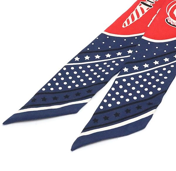 広尾店】 エルメス HERMES ツイリー Les Flacons Bandana 香水瓶 赤