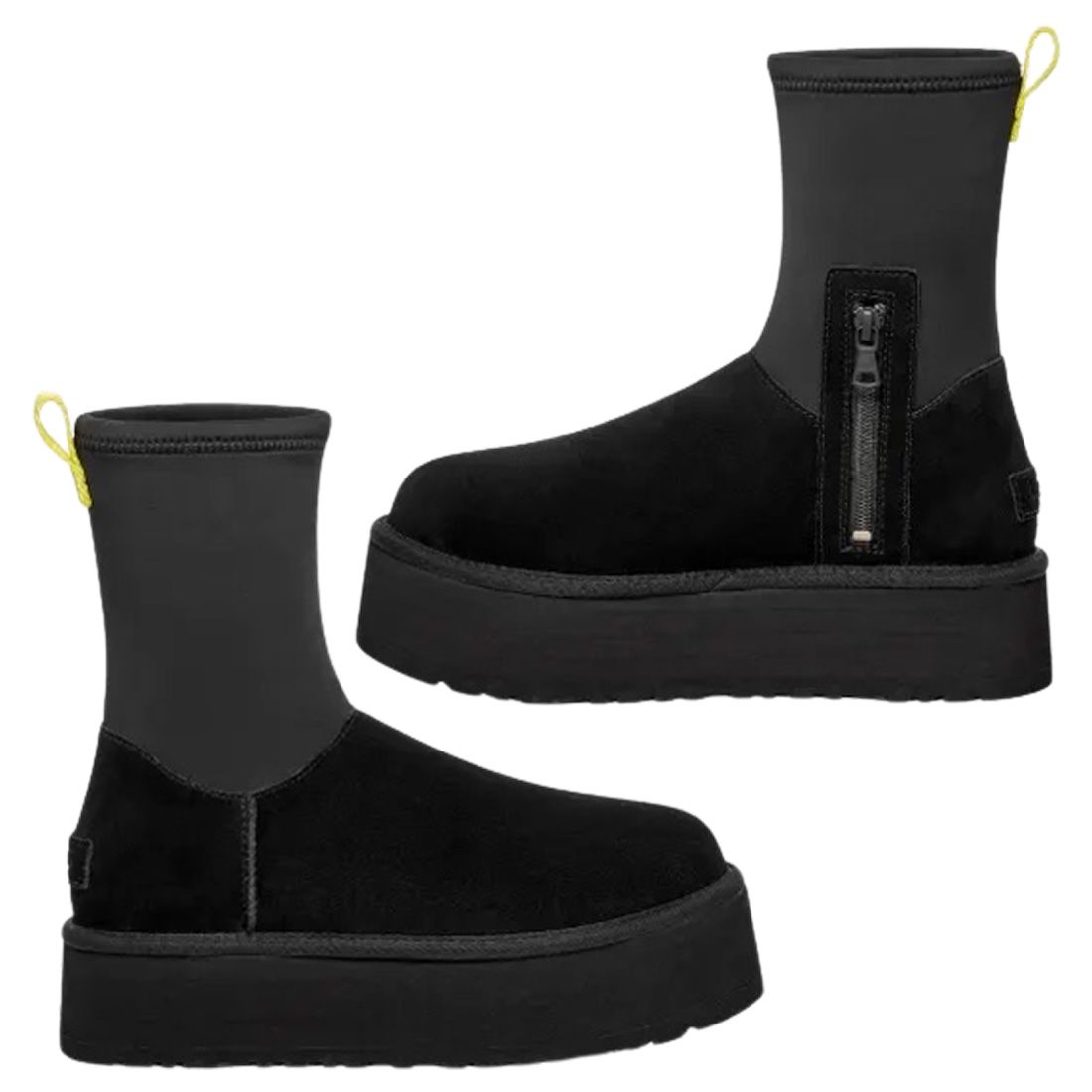 (SALE)UGG(アグ)レディース クラシックディッパー ブーツ スエード サイドジッパー ネオプレン 異素材 プラットフォーム 厚底 ギフト W CLASSIC DIPPER 1144031 SALE)UGG(アグ)レディース クラシックディッパー ブーツ スエード