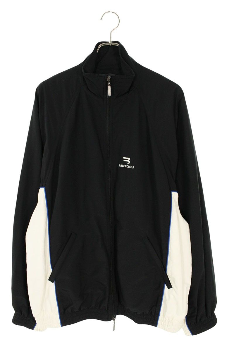 バレンシアガ サイズ:XS  698875 TKO48 ロゴ刺繍ナイロンブルゾン 中古 SS13 バレンシアガ 698875 TKO48 ロゴ刺繍ナイロンブルゾン メンズ XS ※12
